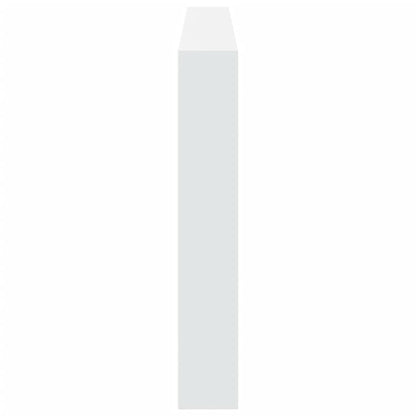 Hoofdbordkast met LED-verlichting 200x17x102 cm wit