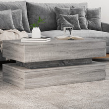 Salontafel Met Led-Verlichting Eiken Grijs sonoma