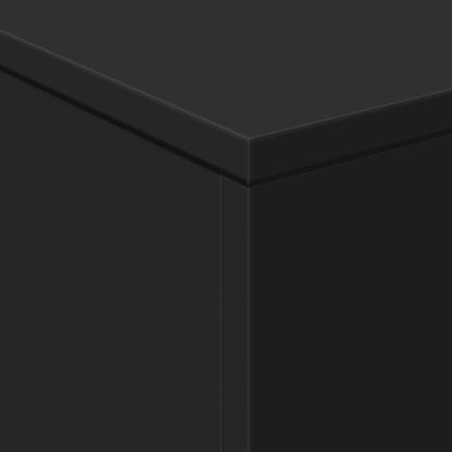 Salontafel met LED-verlichting 50x50x40 cm zwart