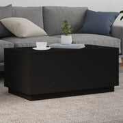 Salontafel 90x50x40 cm zwart LED
