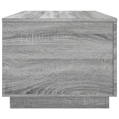 Salontafel met LED-verlichting 90x50x40 cm grijs sonoma eiken Grijs sonoma