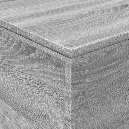 Salontafel met LED-verlichting 90x50x40 cm grijs sonoma eiken Grijs sonoma