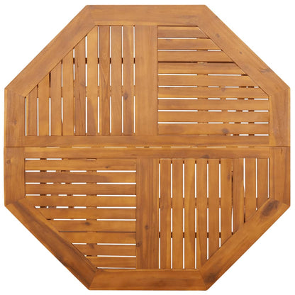 Tuintafel inklapbaar Ø110x75 cm massief acaciahout