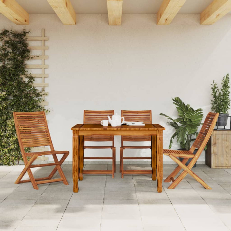 Tuinstoelen Inklapbaar Massief Acaciahout 4