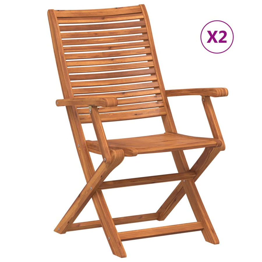 Tuinstoelen Inklapbaar Massief Acaciahout 2