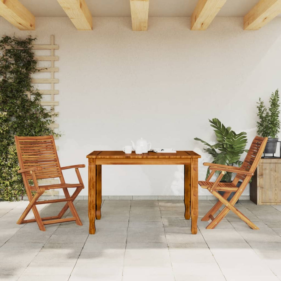 Tuinstoelen Inklapbaar Massief Acaciahout 2