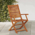Tuinstoelen 2 stuks massief acaciahout inklapbaar