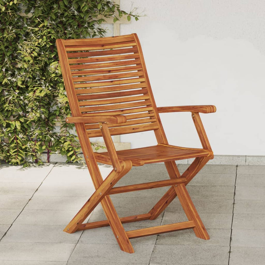 Tuinstoelen Inklapbaar Massief Acaciahout 2