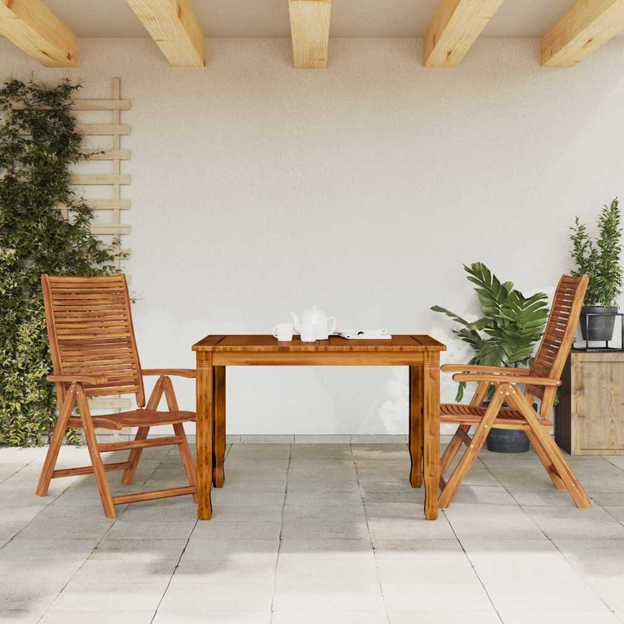 Tuinstoelen Inklapbaar Verstelbaar Massief Acaciahout