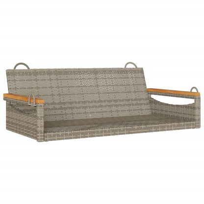 Schommelbank Poly Rattan 1 109 x 62 x 40 cm Grijs