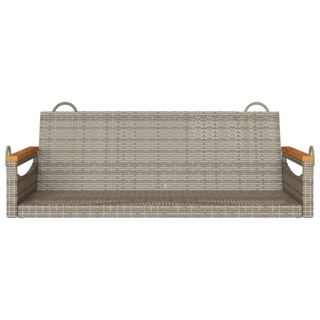 Schommelbank Poly Rattan 1 109 x 62 x 40 cm Grijs