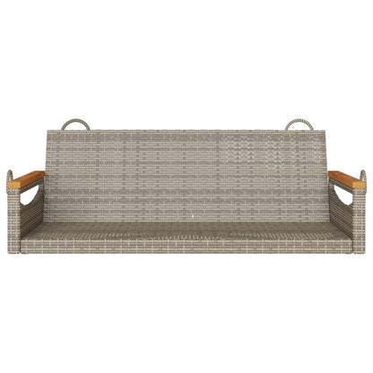 Schommelbank Poly Rattan 1 109 x 62 x 40 cm Grijs