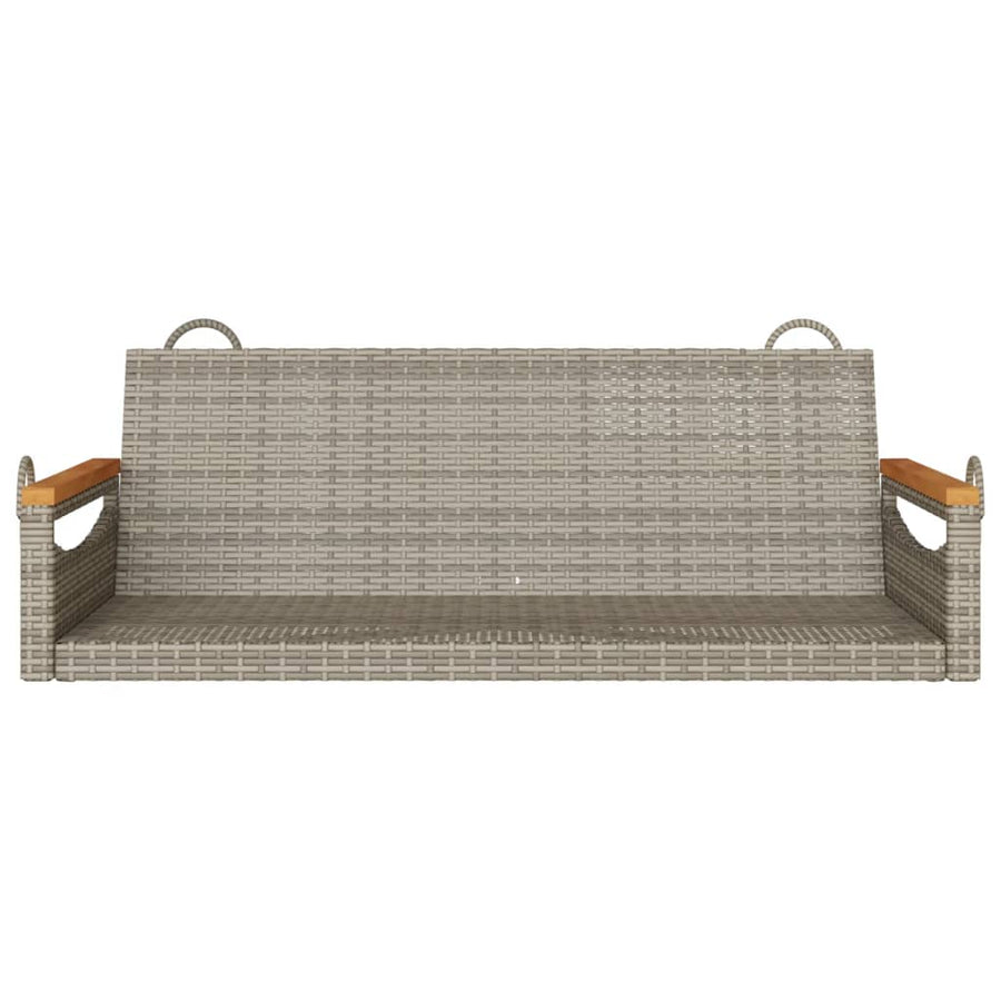 Schommelbank Poly Rattan 1 109 x 62 x 40 cm Grijs