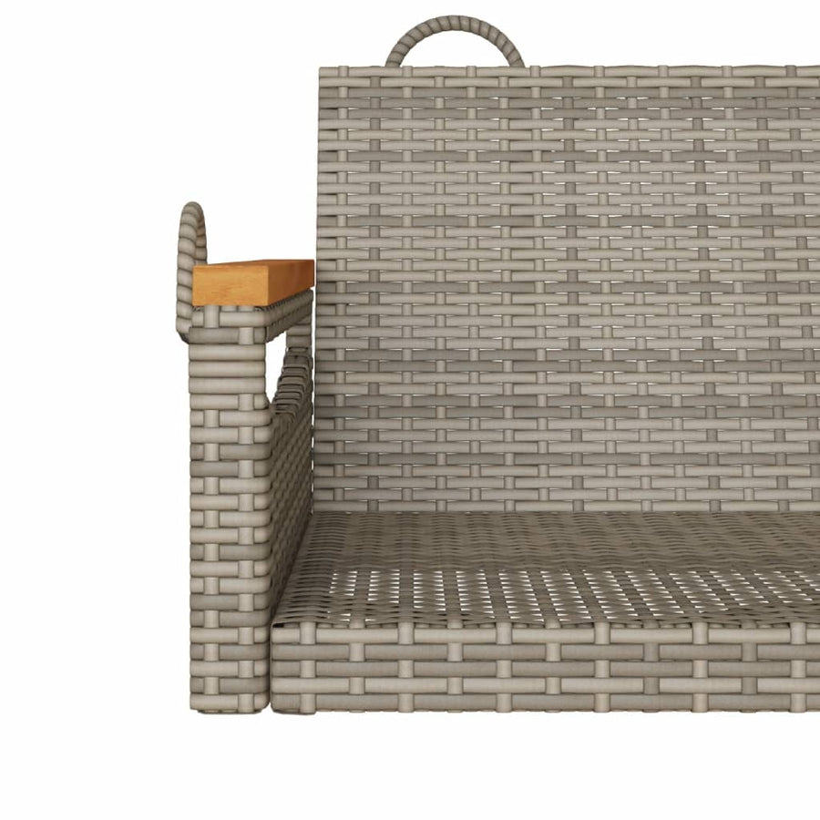 Schommelbank Poly Rattan 1 109 x 62 x 40 cm Grijs