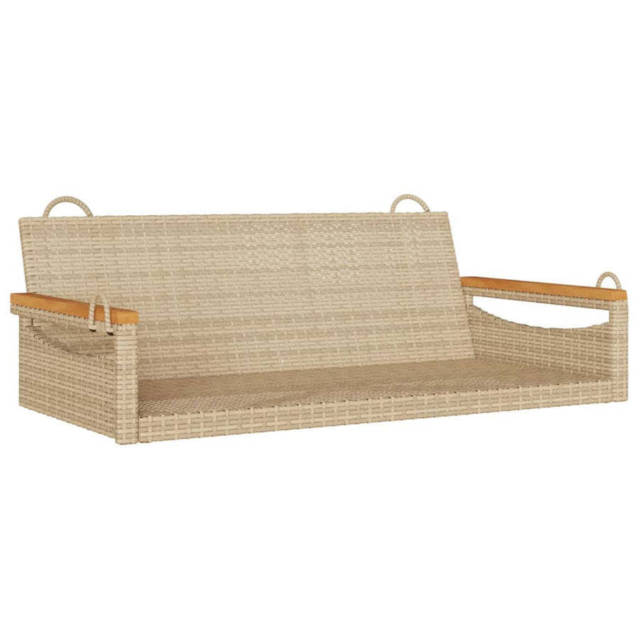 Schommelbank Poly Rattan 1