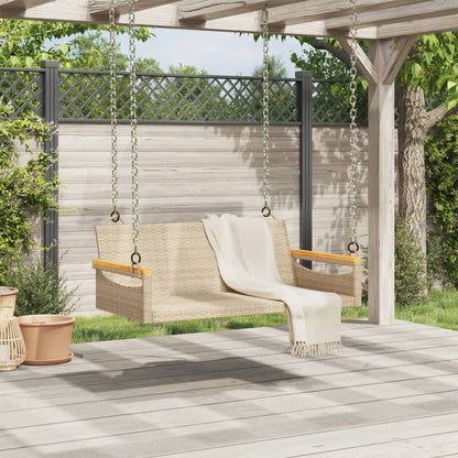 Schommelbank Poly Rattan 1