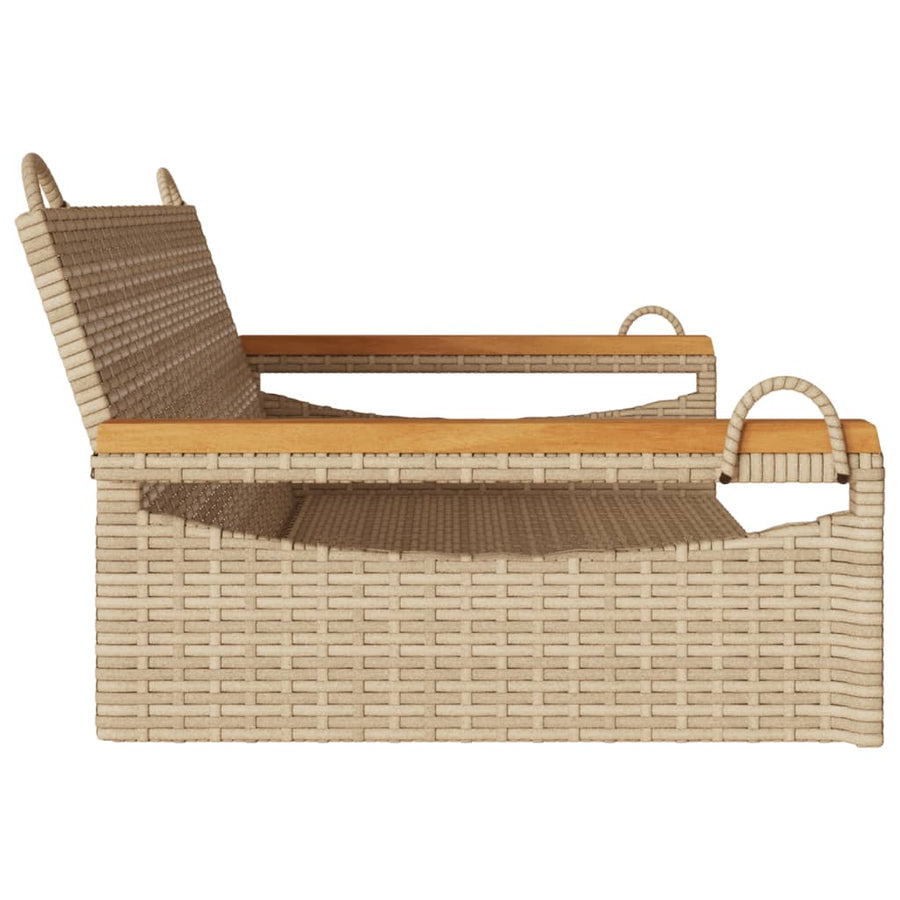 Schommelbank Poly Rattan 1