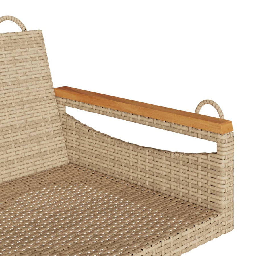 Schommelbank Poly Rattan 1