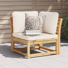 Tuinhoekbank massief acaciahout 73x73x65 cm