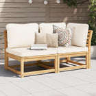 Loungeset 2-delig massief acaciahout