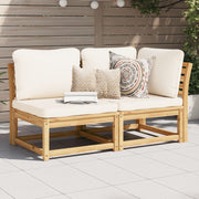 Loungeset 2-delig massief acaciahout