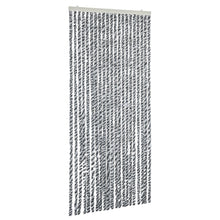 Vliegengordijn 100X200 Cm Chenille Grijs En Zwart-Wit