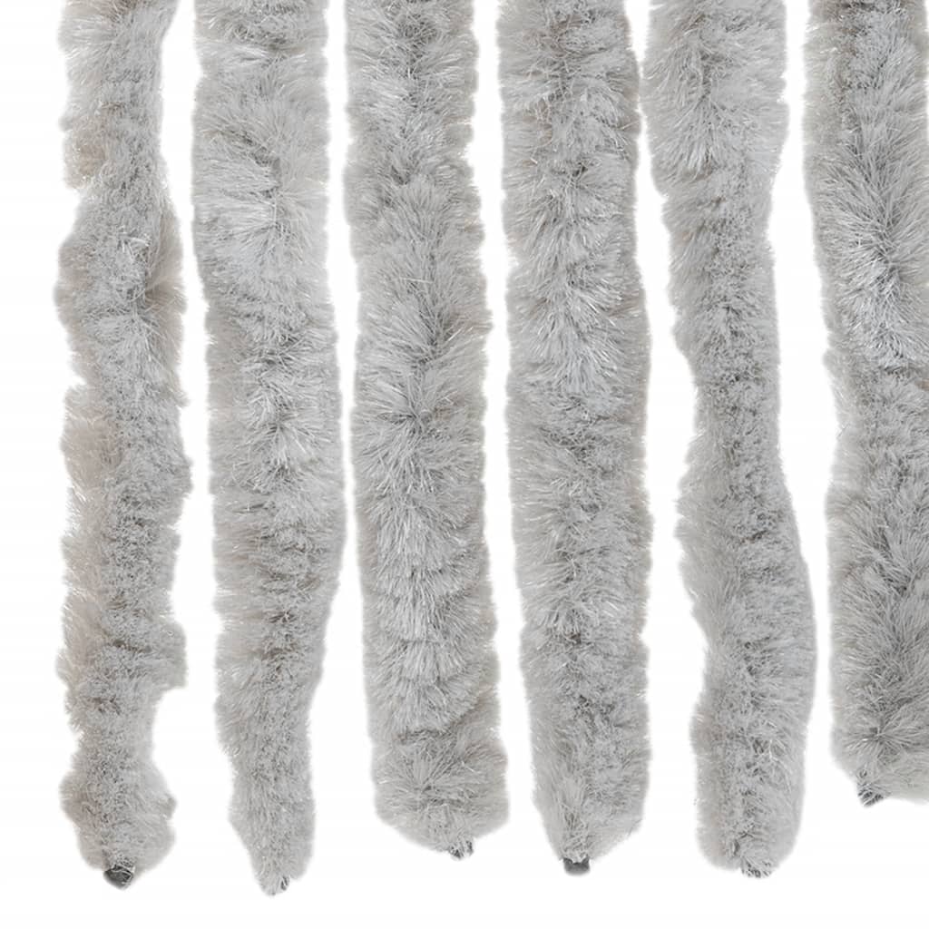 Vliegengordijn 90X200 Cm Chenille Grijs