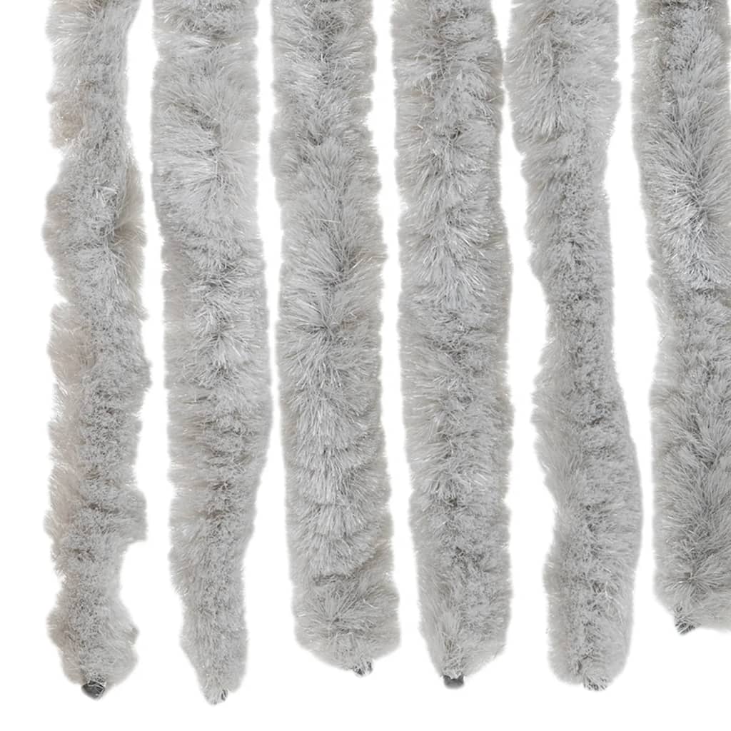 Vliegengordijn 90X220 Cm Chenille Grijs