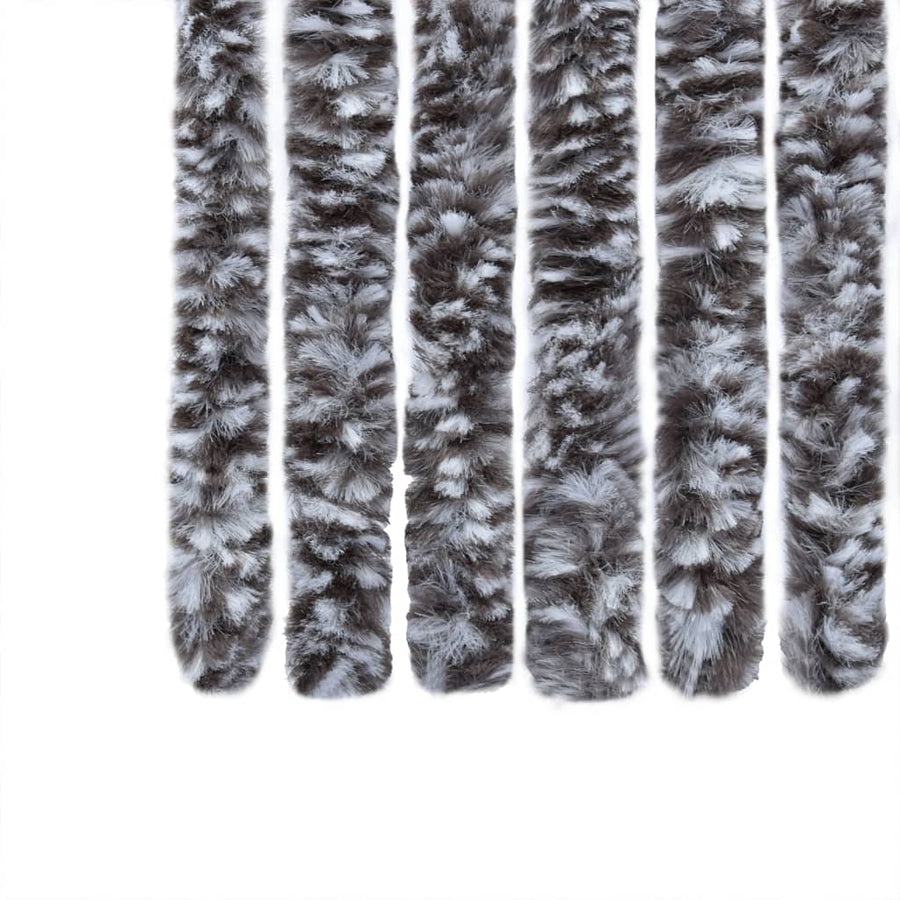 Vliegengordijn 100X200 Cm Chenille Bruin En Beige