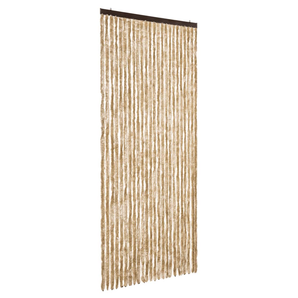 Vliegengordijn Chenille Beige 100 x 230 cm
