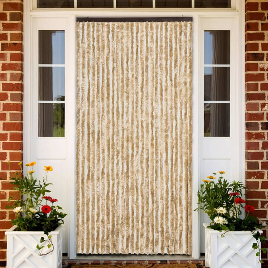 Vliegengordijn Chenille Beige 100 x 230 cm