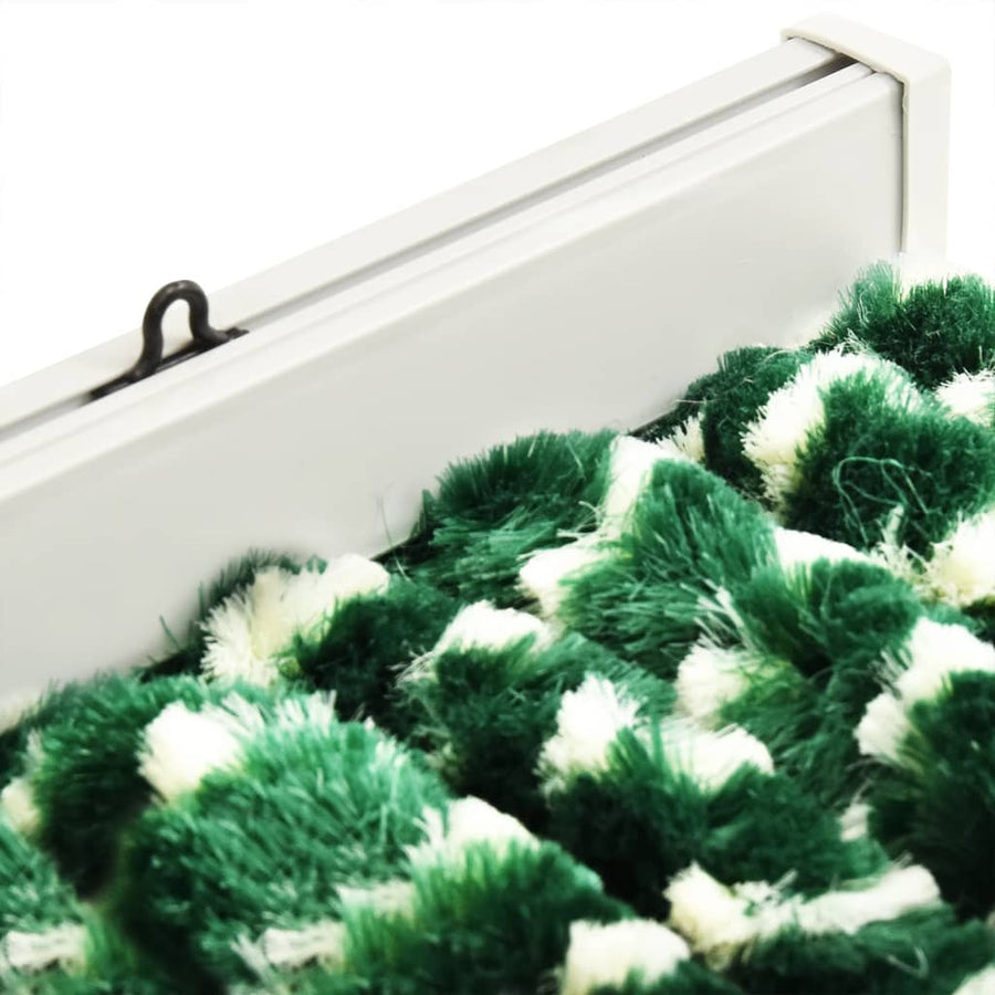 Vliegengordijn 90X200 Cm Chenille Groen En Wit