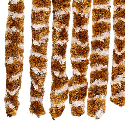 Vliegengordijn Chenille Kleurig En Oker En Wit 100 x 200 cm