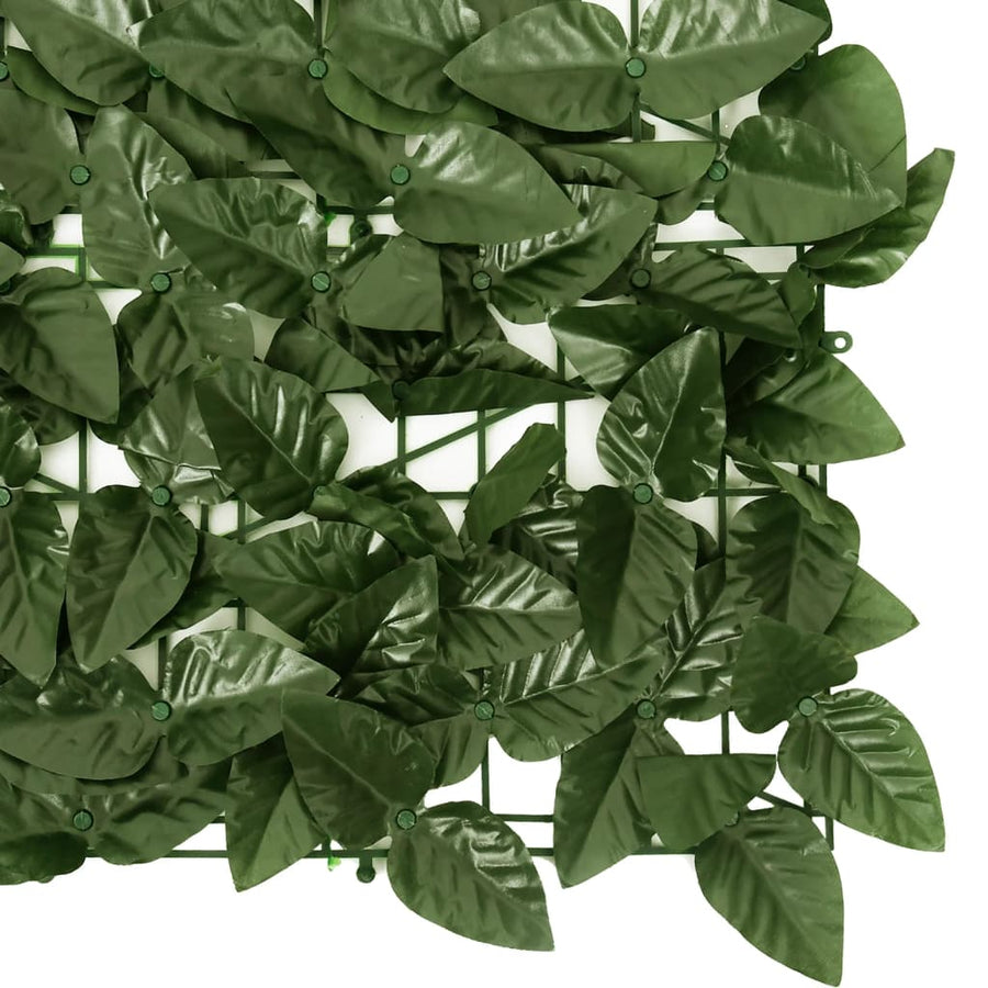 Balkonscherm met donkergroene bladeren 200x75 cm 200 x 75 cm Donkergroen