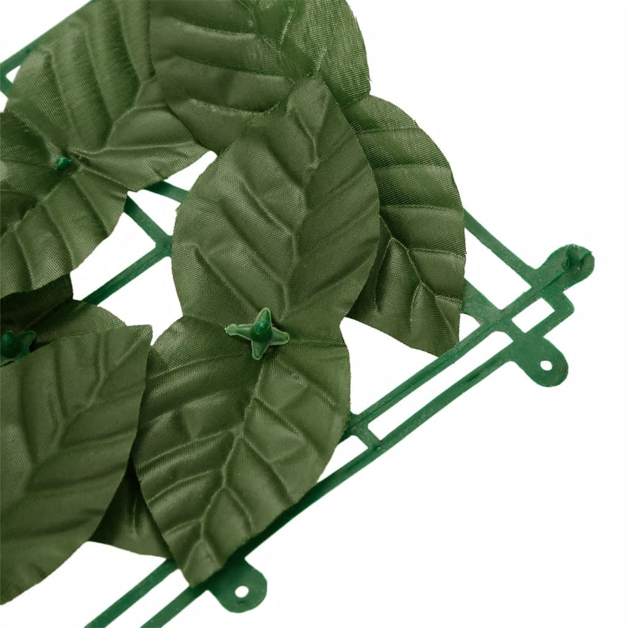 Balkonscherm met donkergroene bladeren 200x75 cm 200 x 75 cm Donkergroen