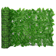 Balkonscherm 600x75 cm groen