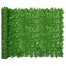 Balkonscherm met groene bladeren 300x150 cm 300 x 150 cm Groen