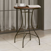 Bistrotafel mozaïek Ø50x70 cm keramiek terracotta