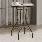 Bistro table Ø 50x70 cm ceramic blue and white