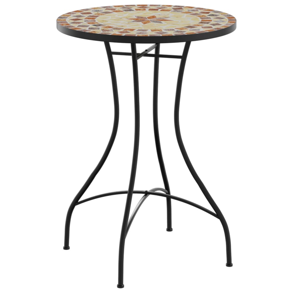 Bistrotafel Mozaïek Ø Keramiek Kleurig En 50 x 70 cm