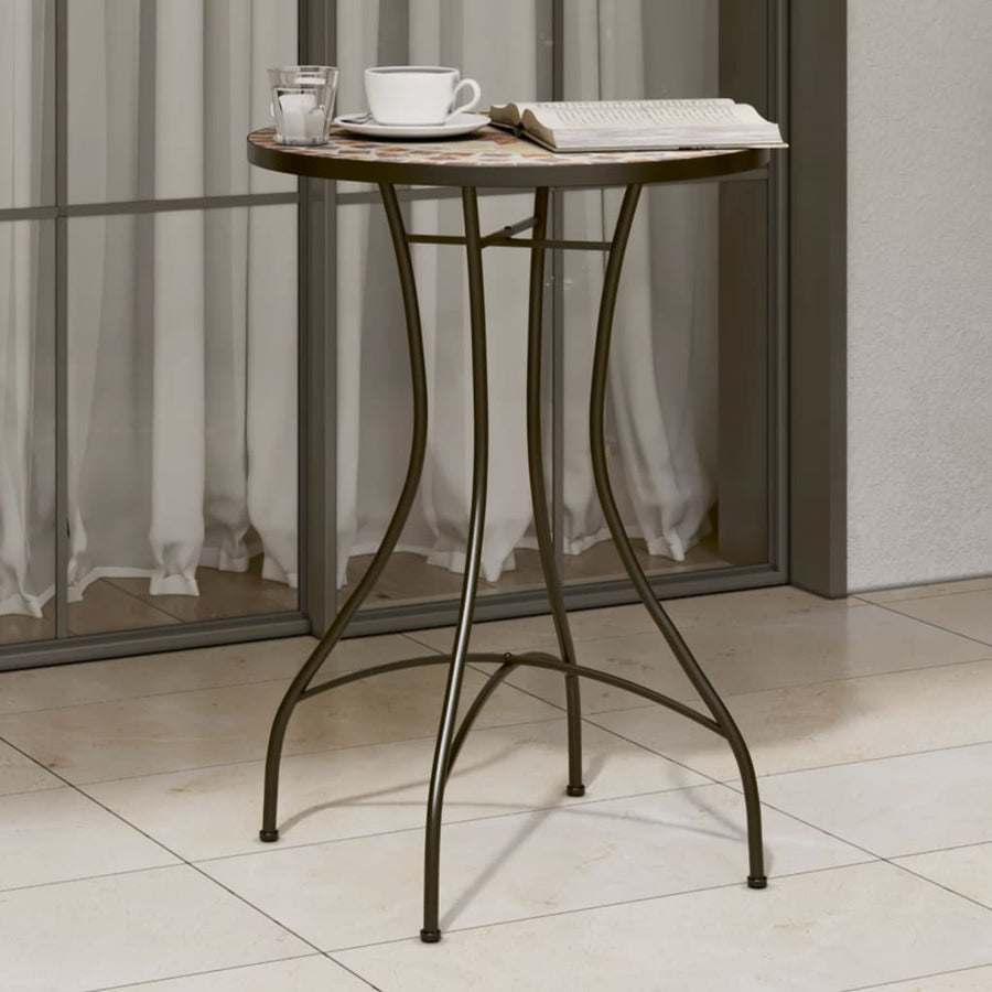 Bistrotafel Mozaïek Ø Keramiek Kleurig En 50 x 70 cm