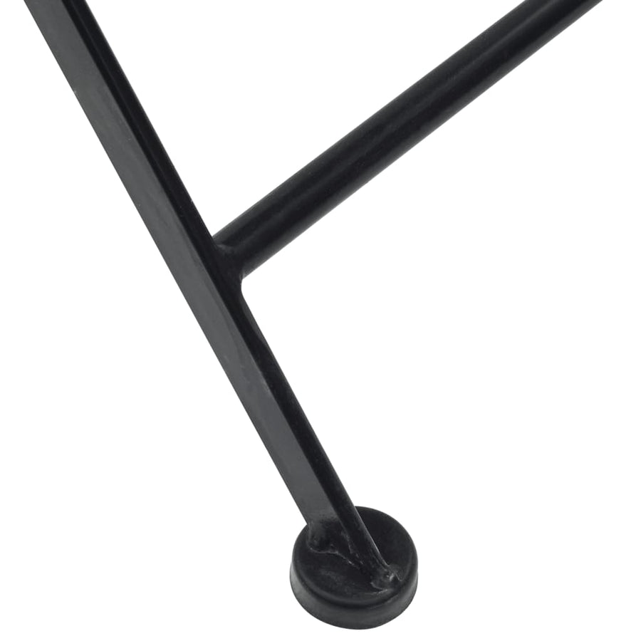 Bistrostoelen 2 st inklapbaar keramiek terracottakleurig