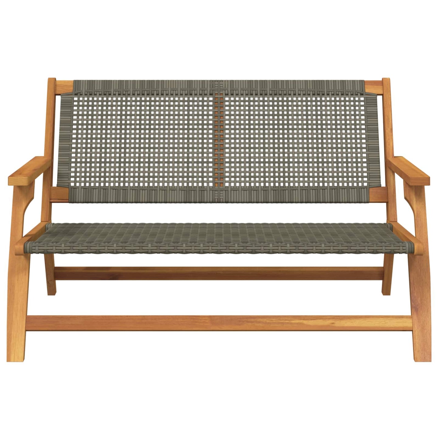 Tuinmeubelen 122 X 78 X 73 Cm Massief Acaciahout Grijs Bank