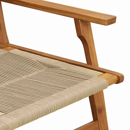 Tuinmeubelen 2 pcs Beige 67 x 76 x 73 cm Massief Acaciahout