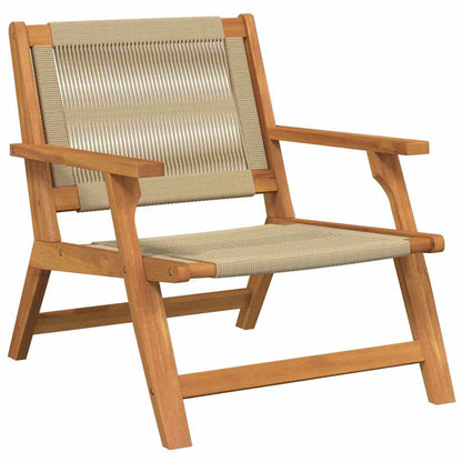 Tuinmeubelen 2 pcs Beige 67 x 76 x 73 cm Massief Acaciahout
