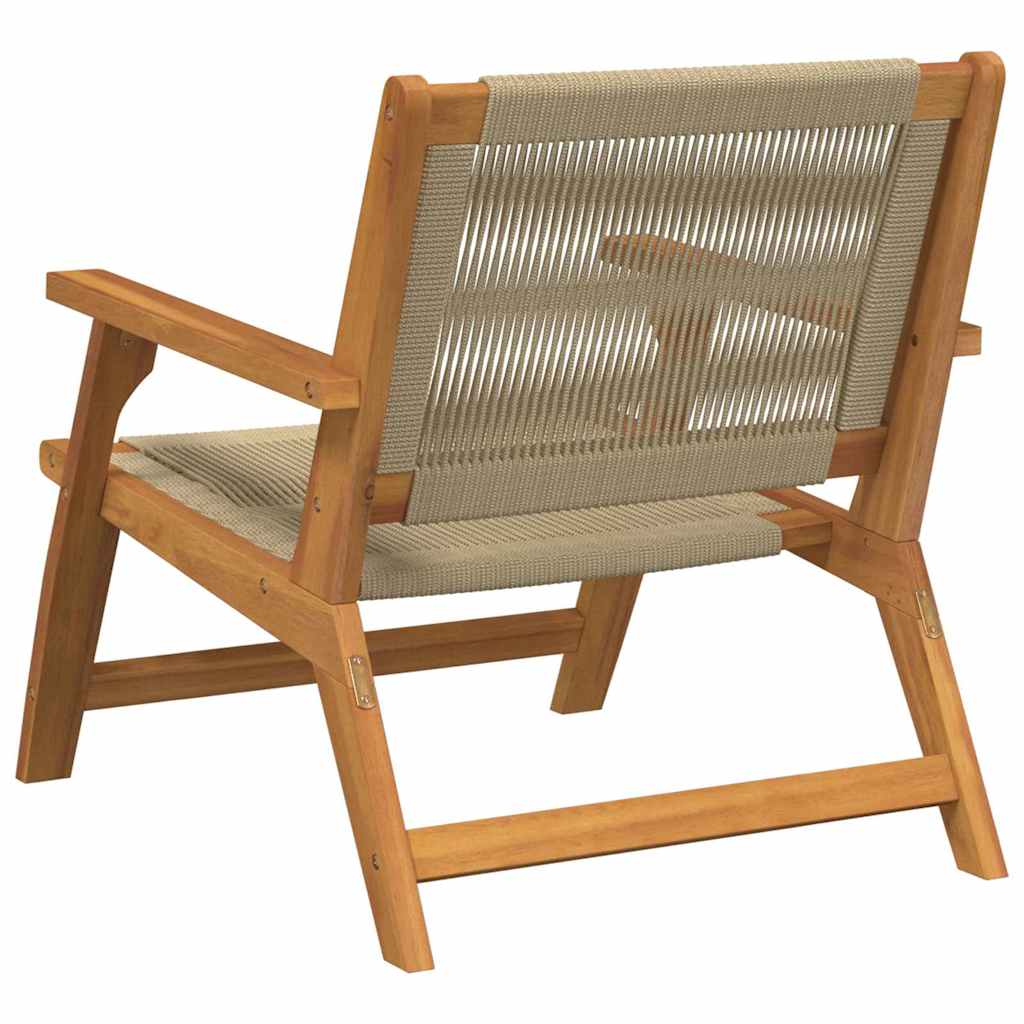 Tuinmeubelen 2 pcs Beige 67 x 76 x 73 cm Massief Acaciahout