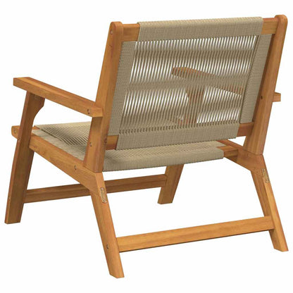 Tuinmeubelen 2 pcs Beige 67 x 76 x 73 cm Massief Acaciahout