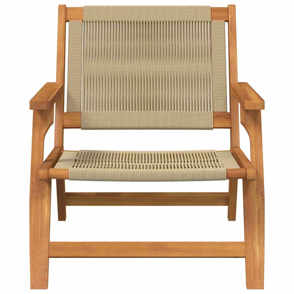 Tuinmeubelen 2 pcs Beige 67 x 76 x 73 cm Massief Acaciahout