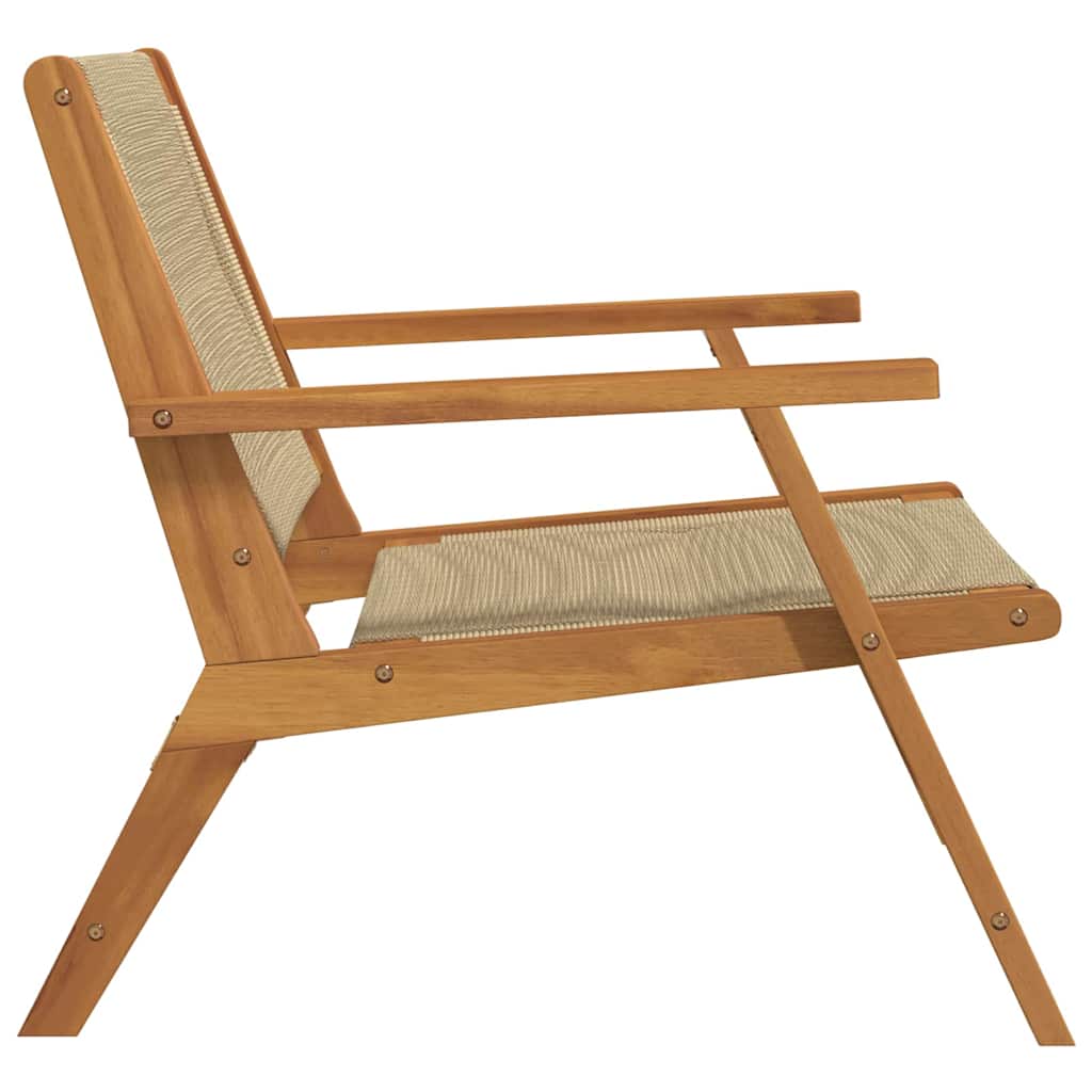 Tuinmeubelen 2 pcs Beige 67 x 76 x 73 cm Massief Acaciahout