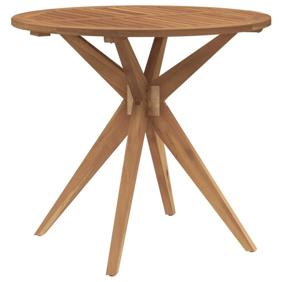 Tuintafel Rond Ø85X75 Cm Massief Acaciahout Ø 85 x 75 cm